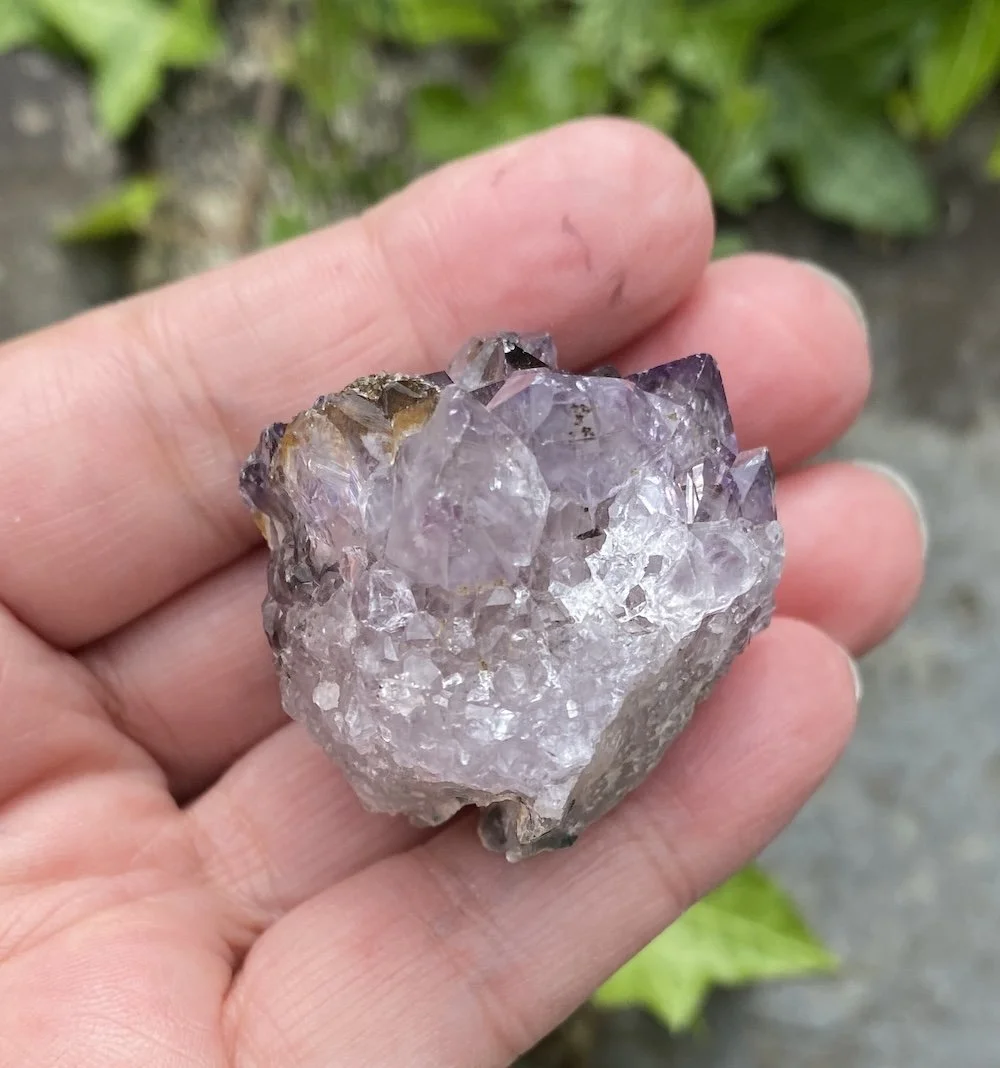 Amethyst cluster little round one4.JPG