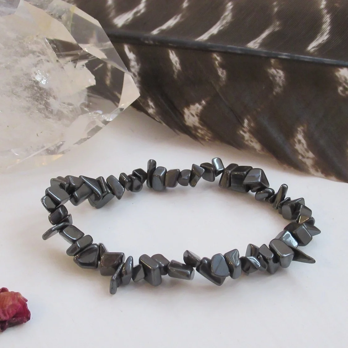 Hematite Gemchip Bracelet