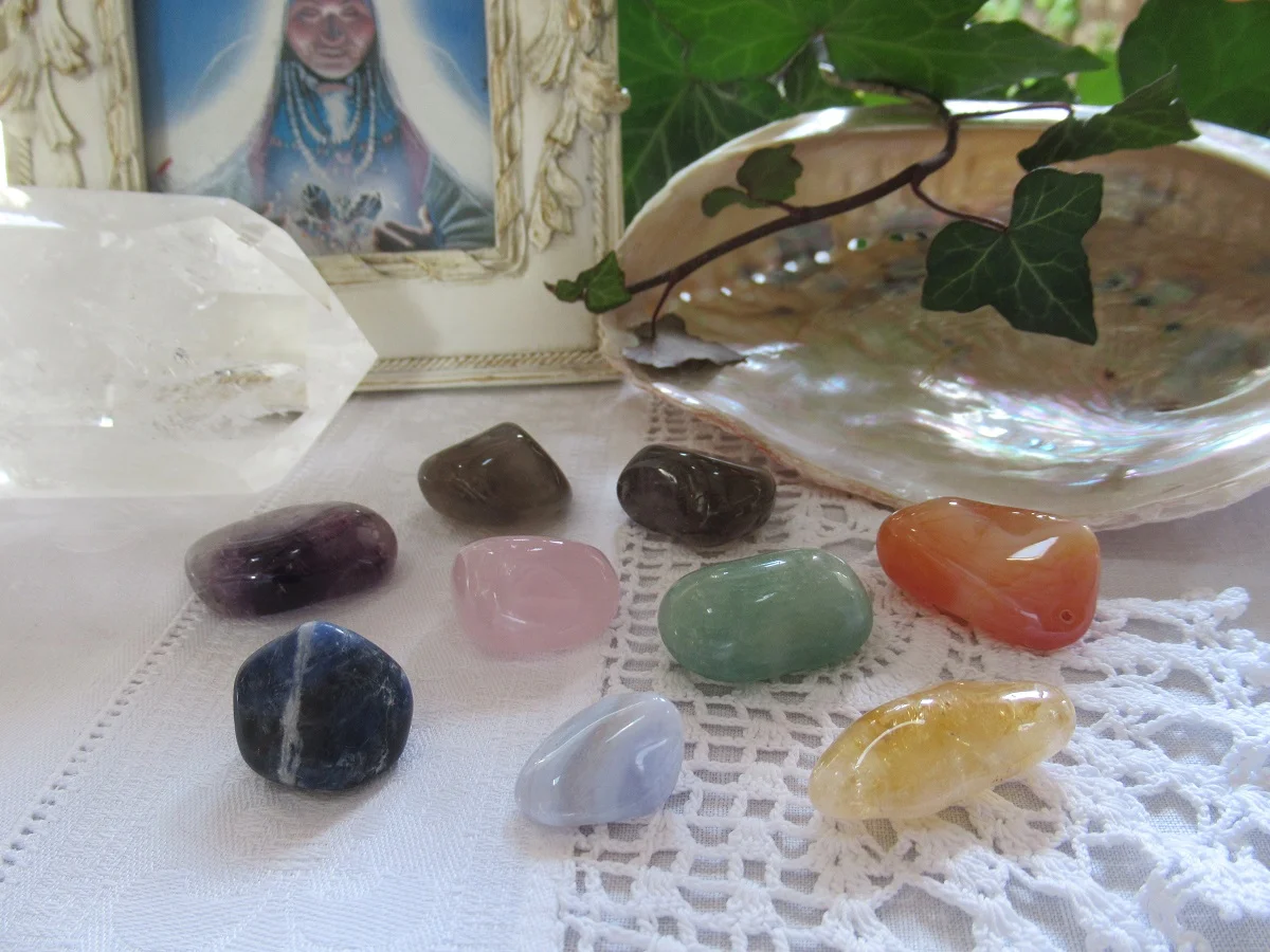 Crystal Chakra Set no. 2 - Gentle Rainbow Pack 5