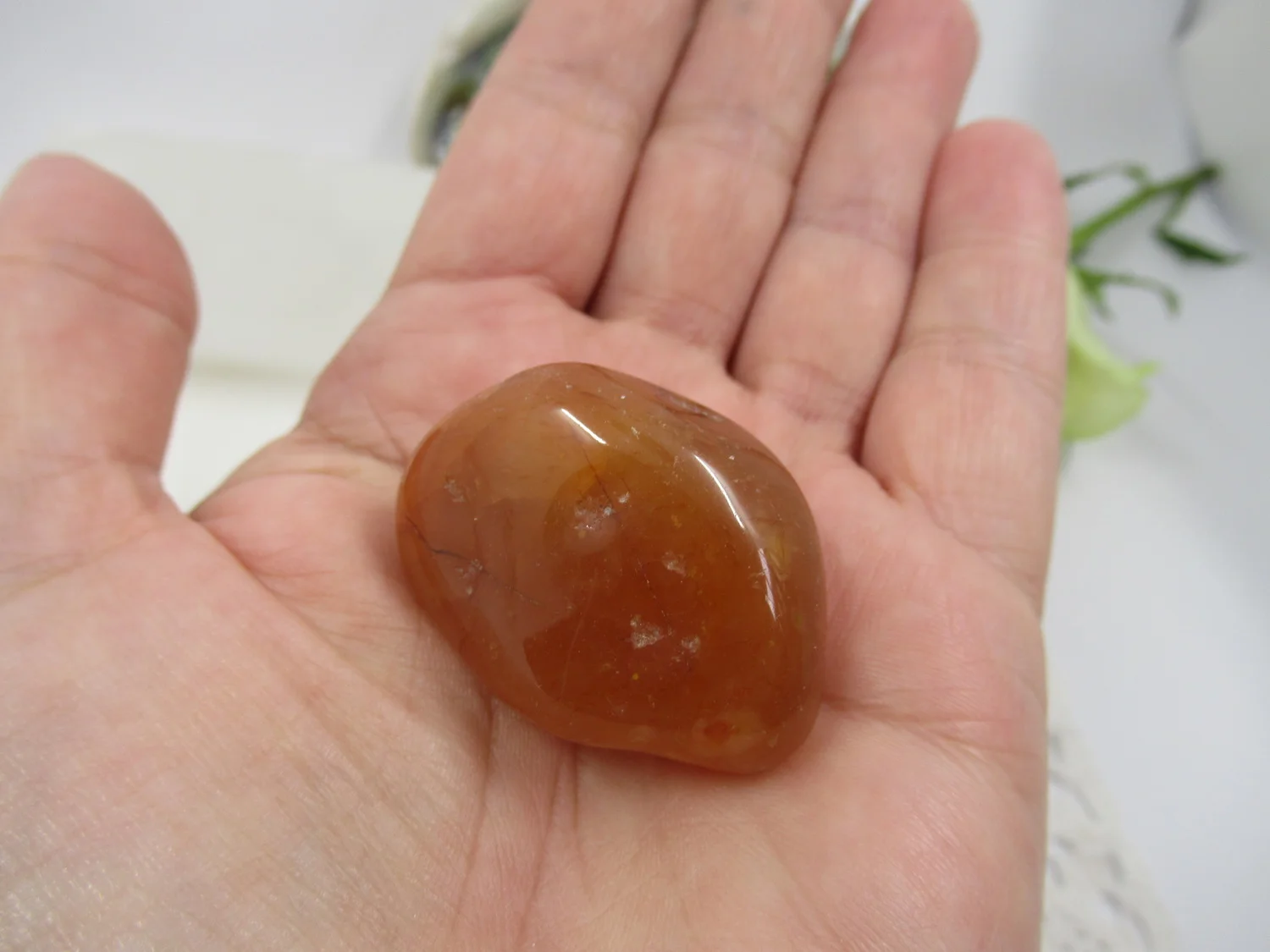 Sue Webshop_Pictures_Tumblestones_Carnelian extra large3.JPG