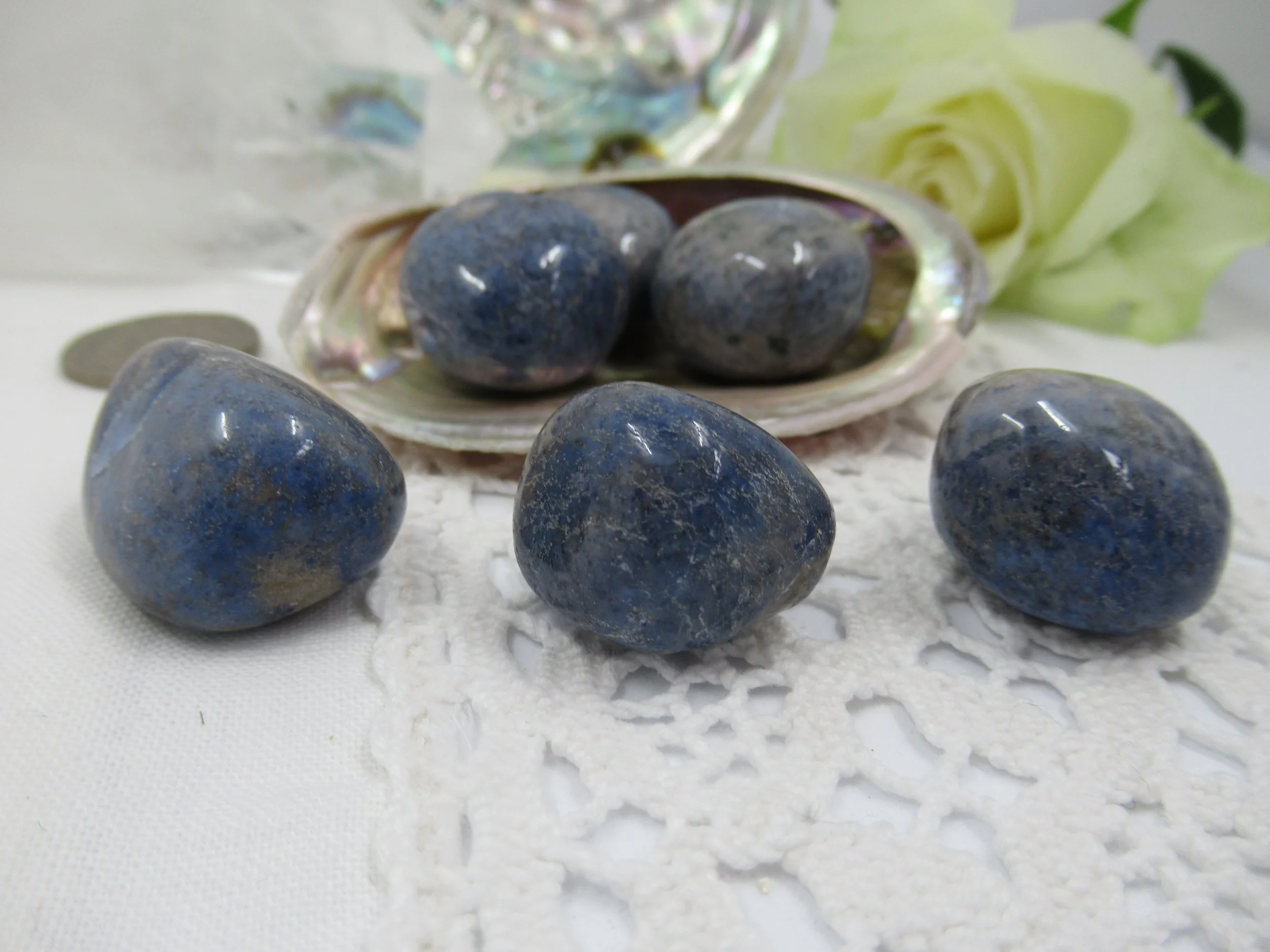 Dumortierite tumblestones2.JPG