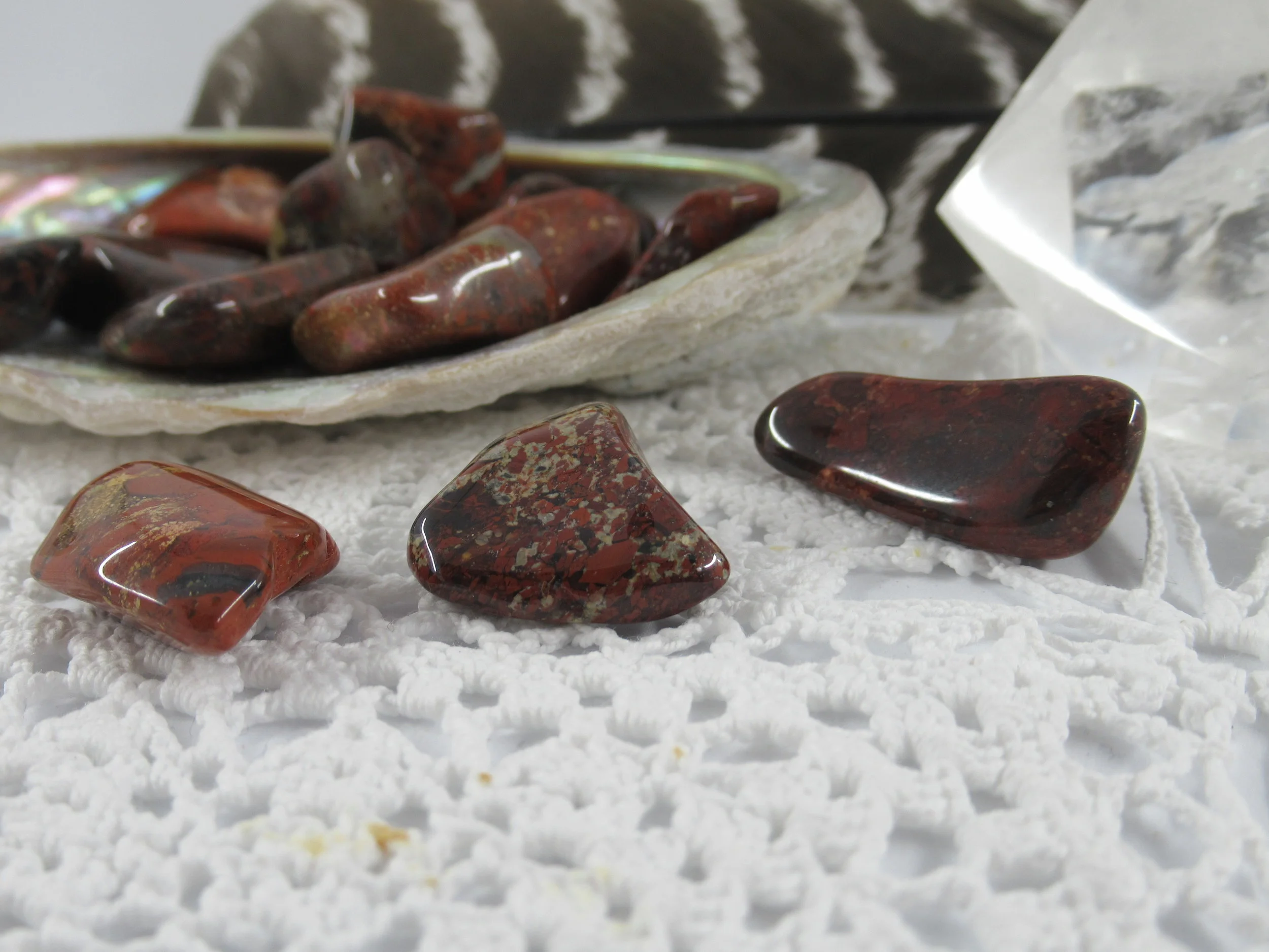 Brecciated Jasper Tumblestones