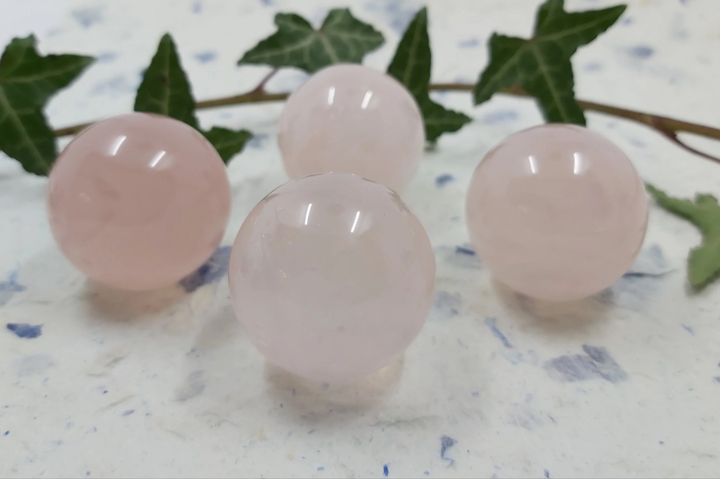 Rose Quartz sphere 35mm