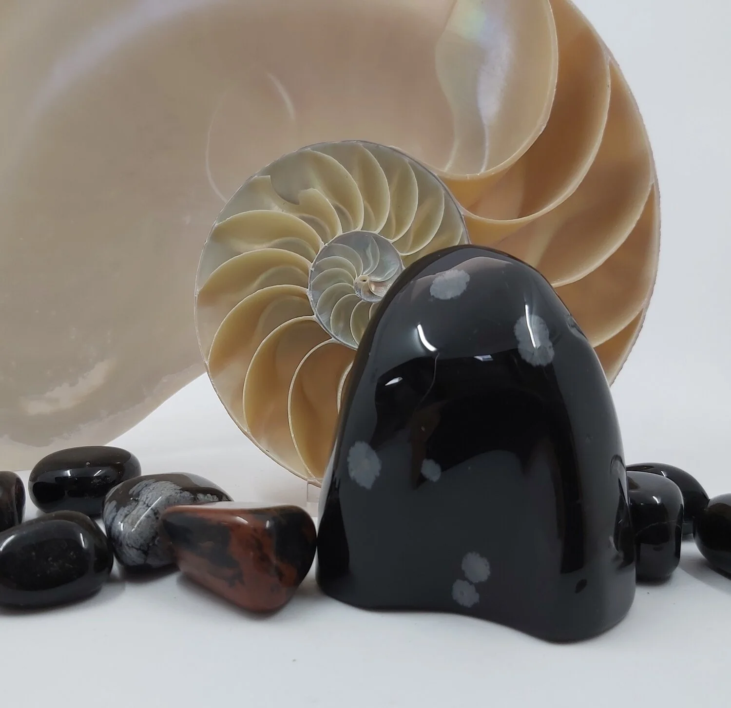 Snowflake Obsidian freeform *