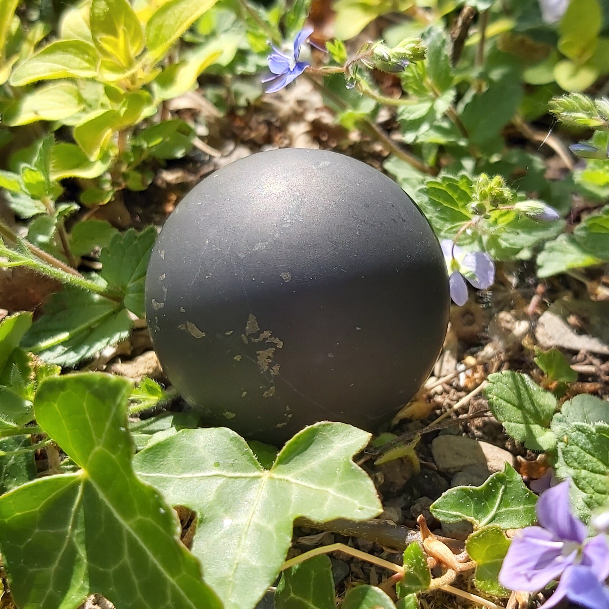 Shungite sphere unpolished.jpg