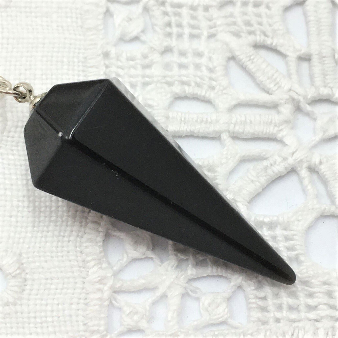 Black Obsidian Pendulum