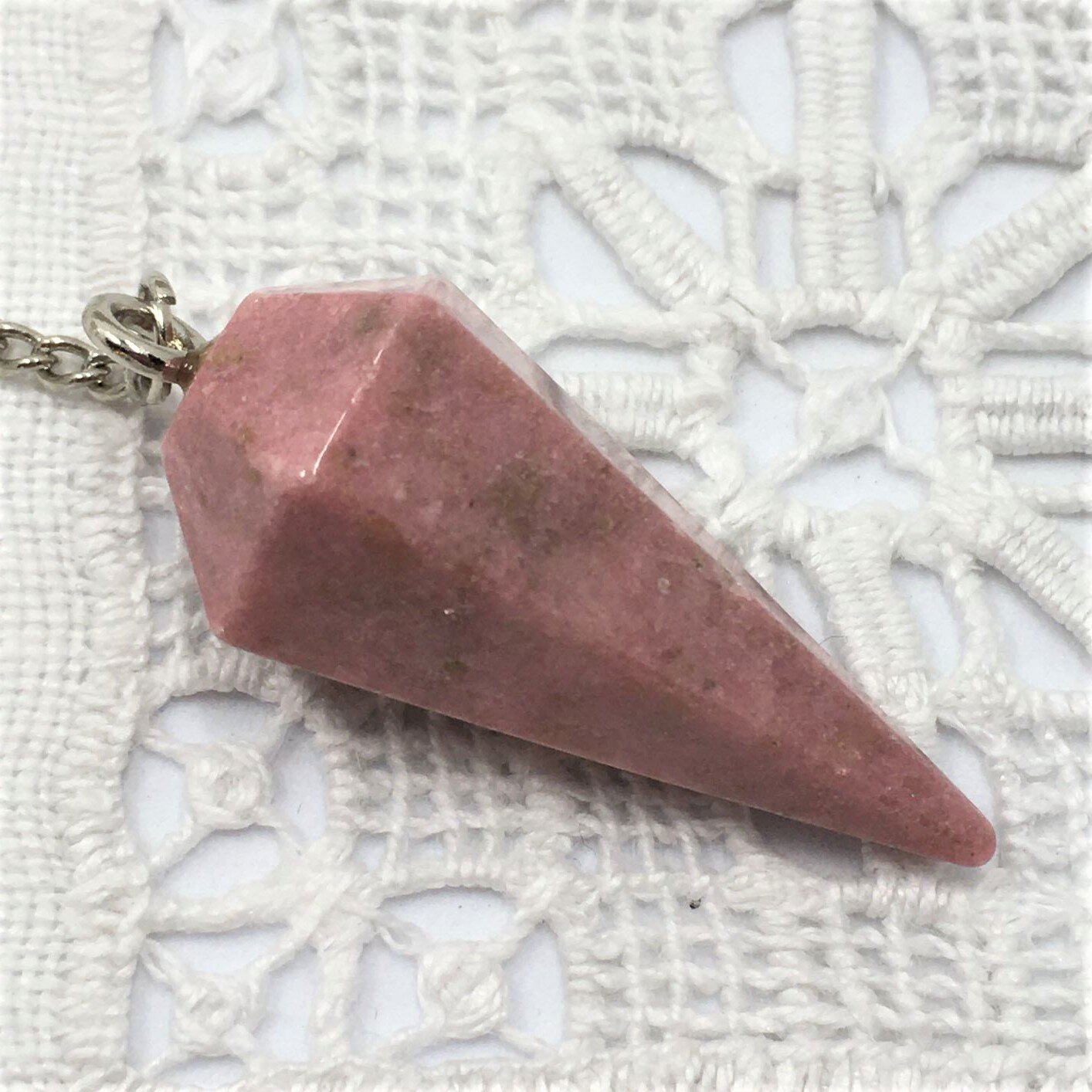 Rhodonite Pendulum Pale