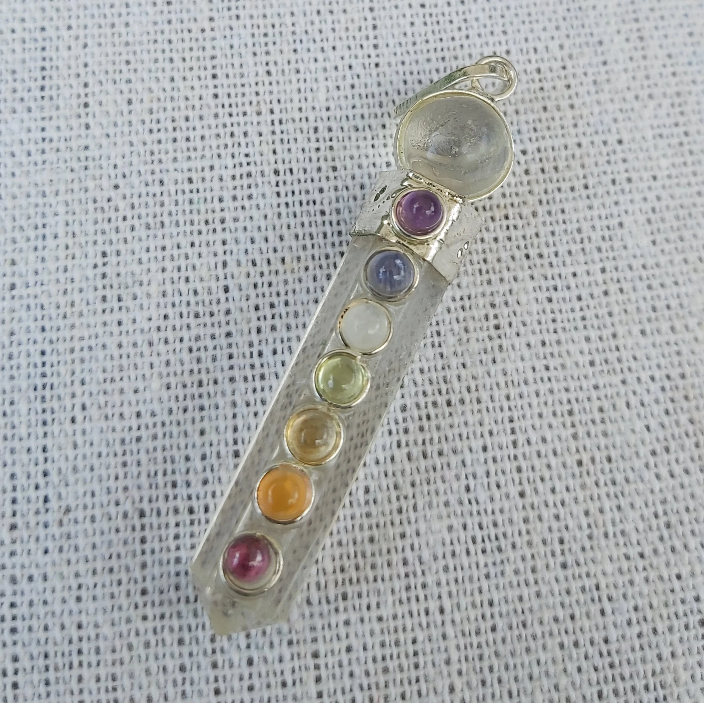 Quartz Chakra pendant
