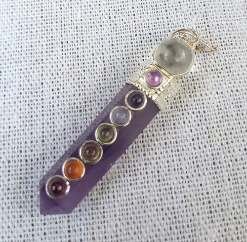 Amethyst Chakra pendant