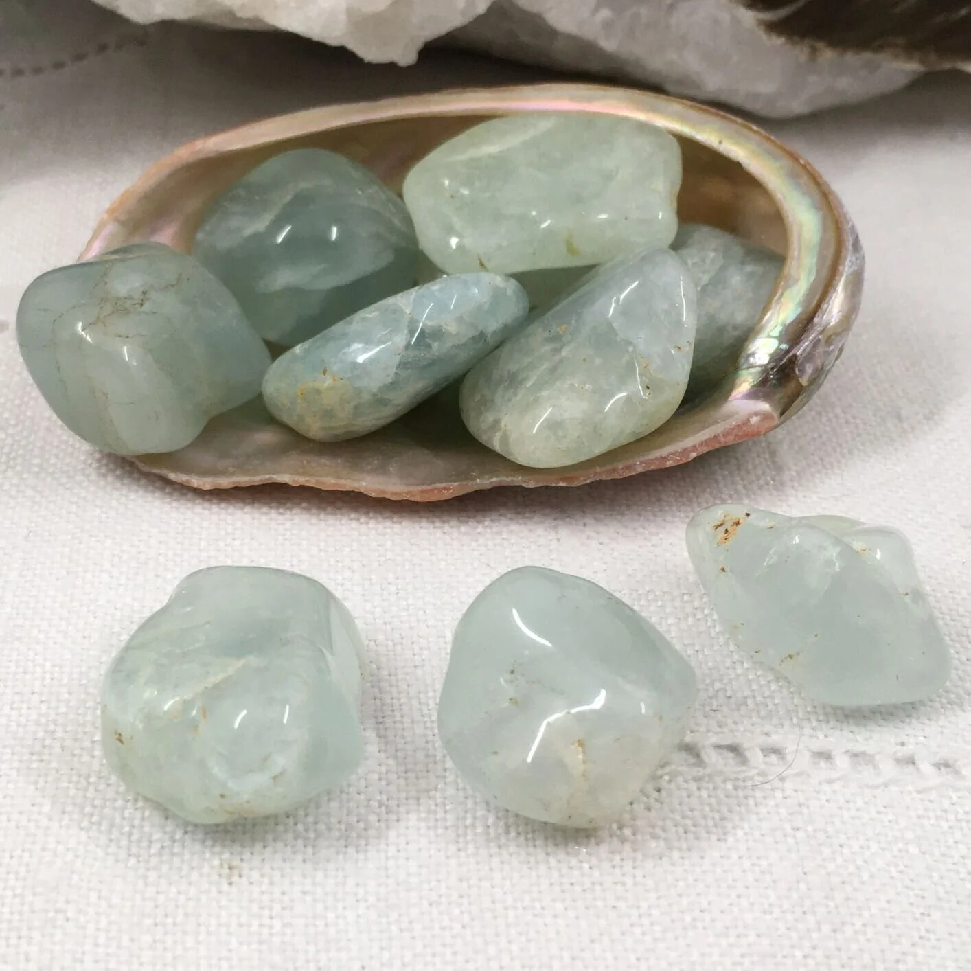Aquamarine Tumblestones medium