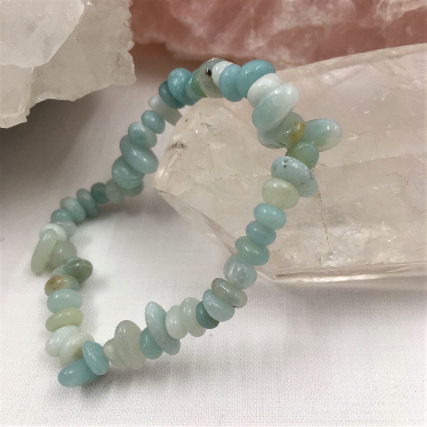 Amazonite Gemchip Bracelet