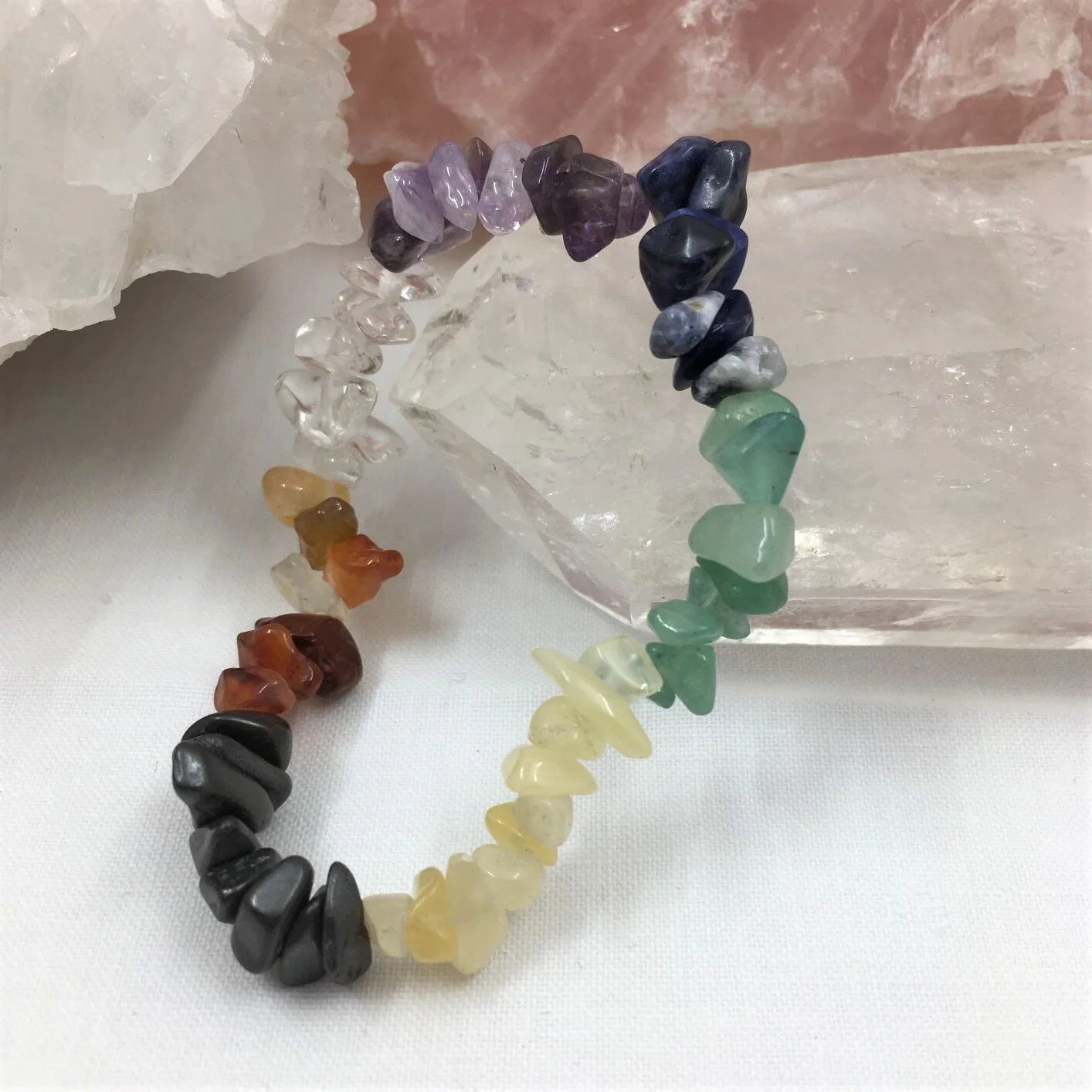 Chakra Gemchip Bracelet
