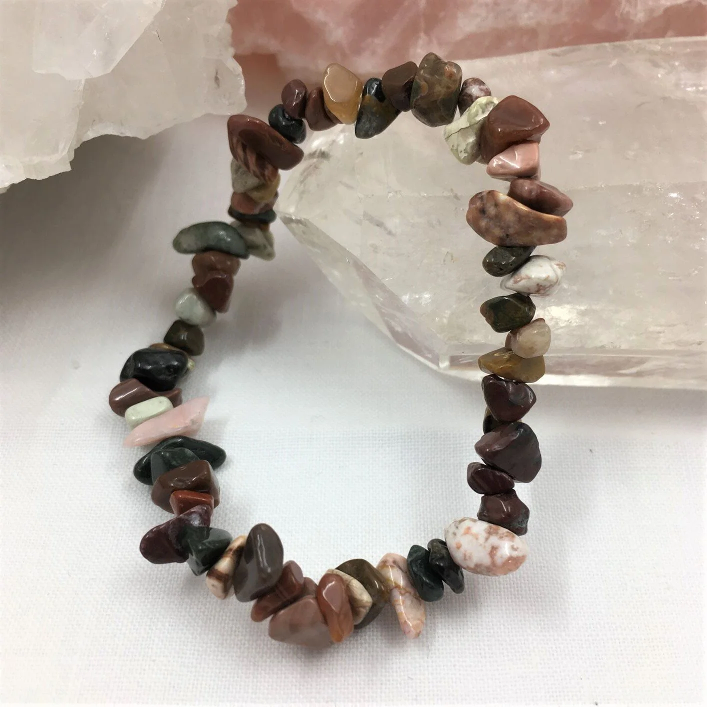 Mixed Jasper Gemchip Bracelet