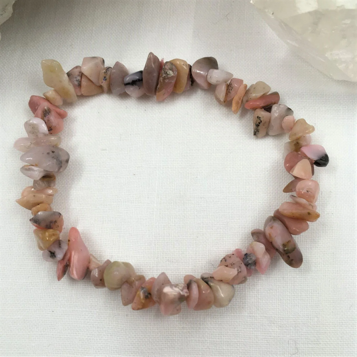 Rose Opal Gemchip Bracelet