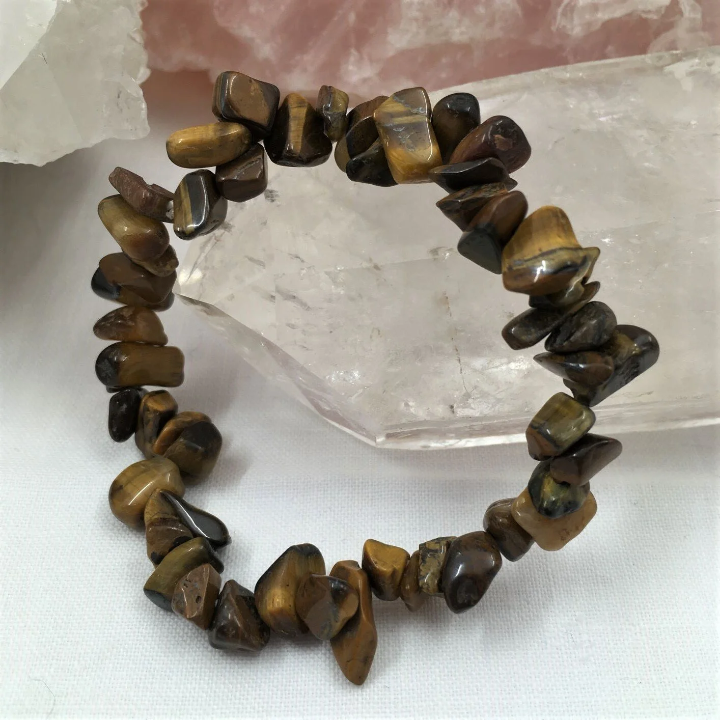 Tiger's Eye Gemchip Bracelet