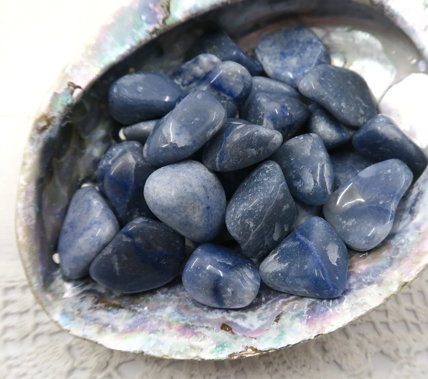 Blue Quartz Tumblestones