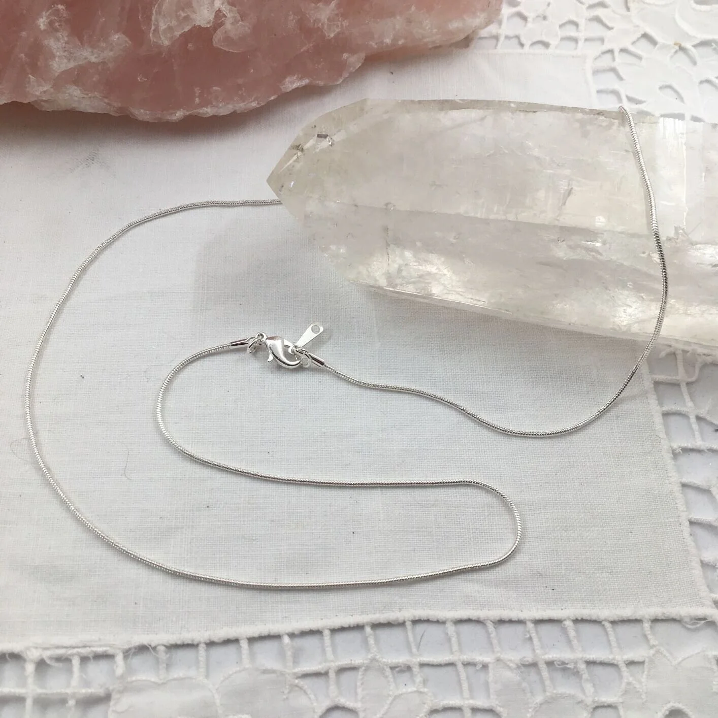 Silvertone Snake Chain