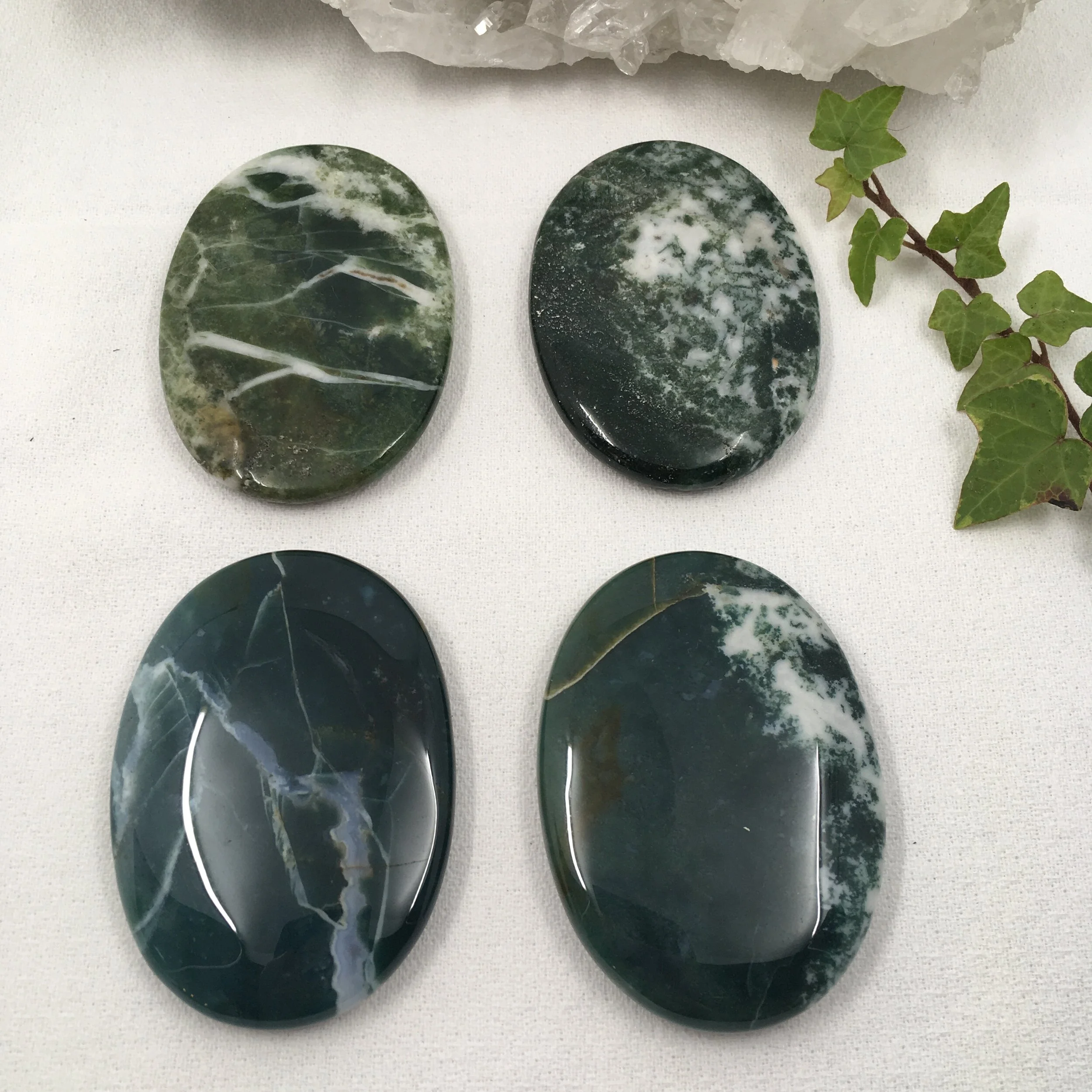Moss Agate Palmstone