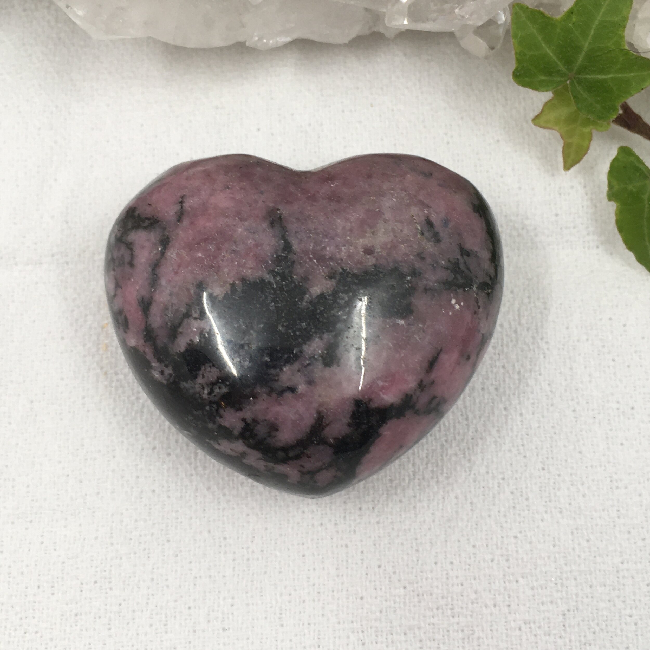 Rhodonite Heart 45mm