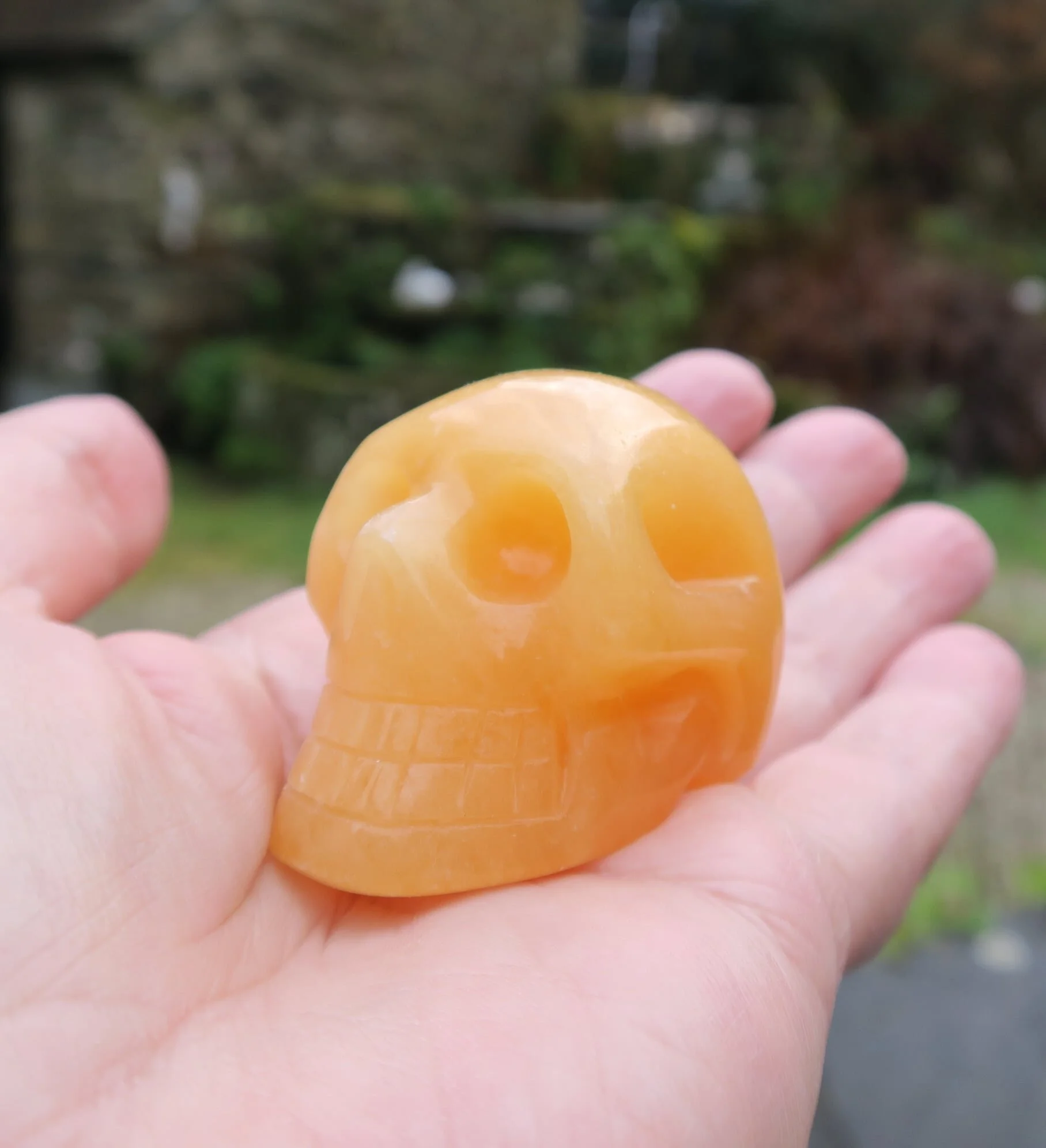 Orange Calcite Skull 3.jpg