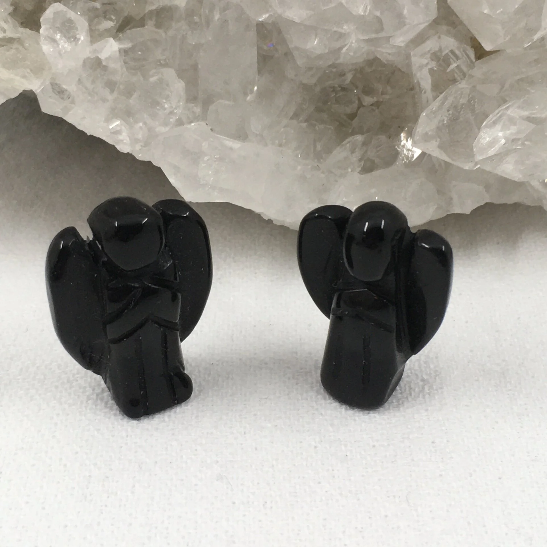 Black Obsidian Angel 25mm