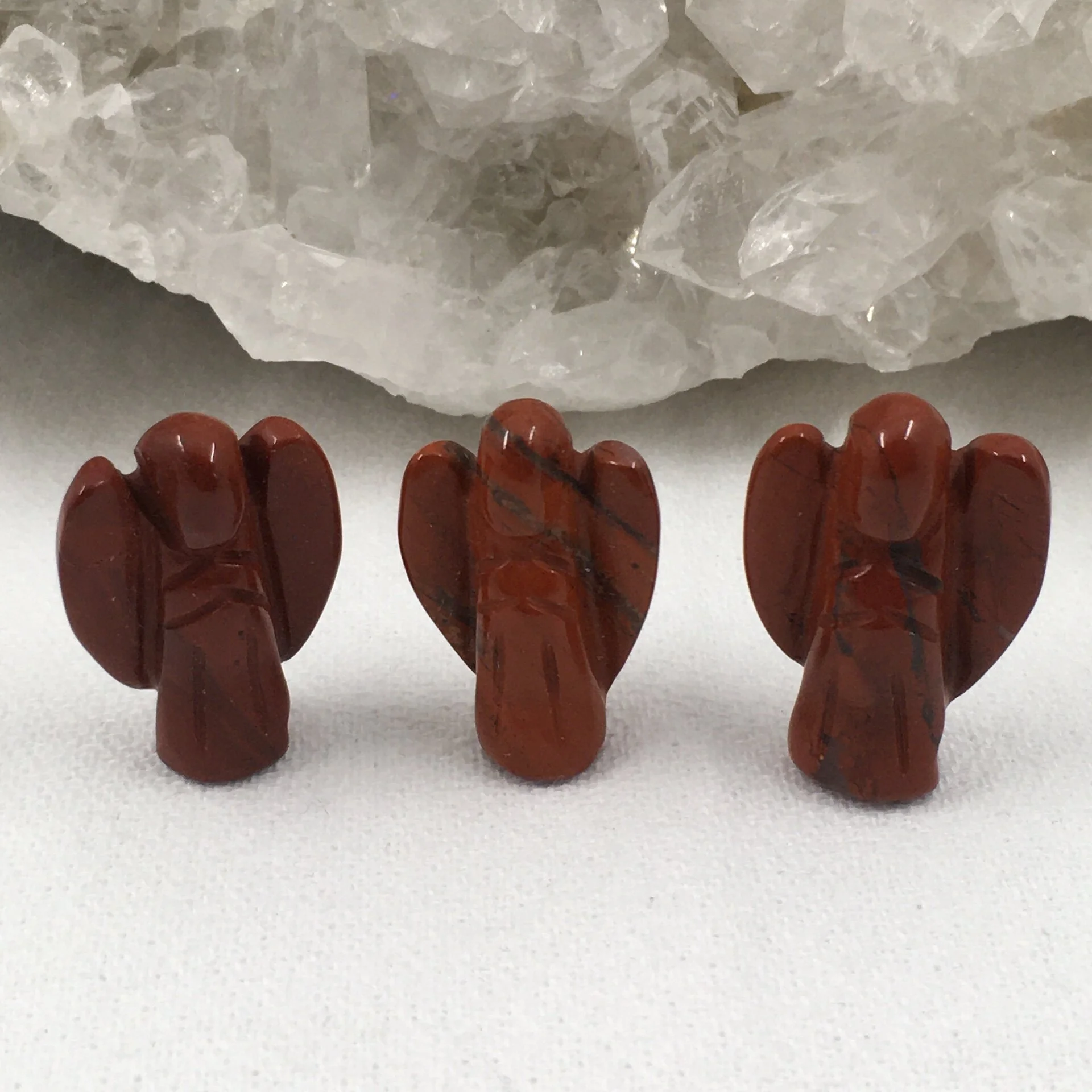 Red/Brecciated Jasper Angel 25mm
