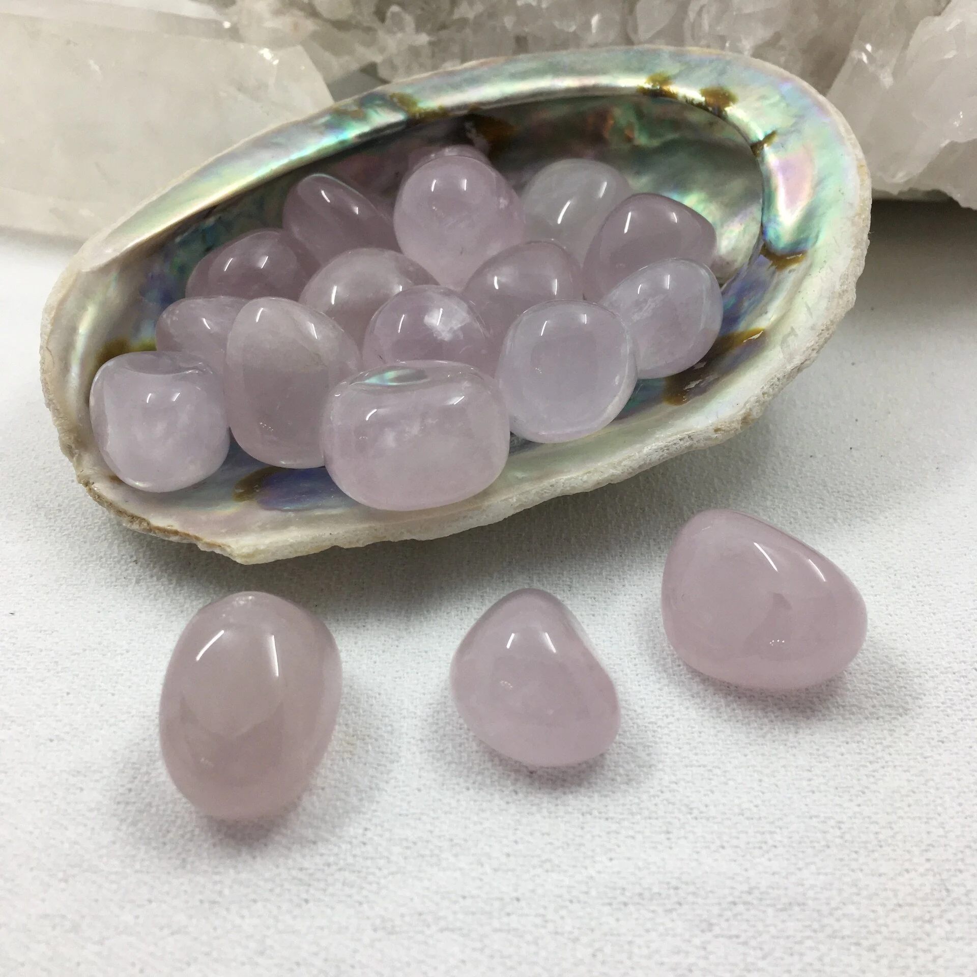 Lavender Rose Quartz Tumblestones