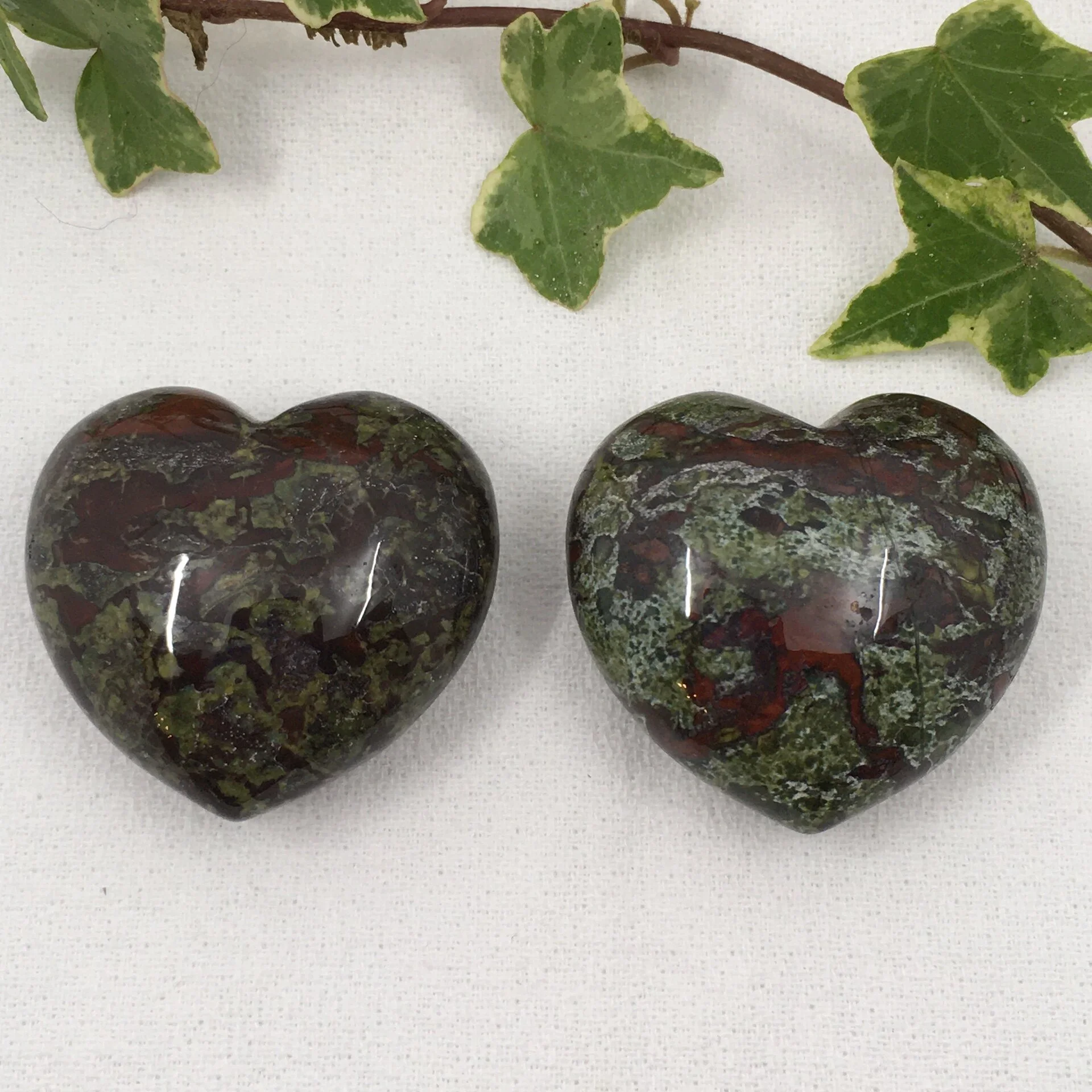 Dragonstone/Dragonsblood Jasper Heart 40mm