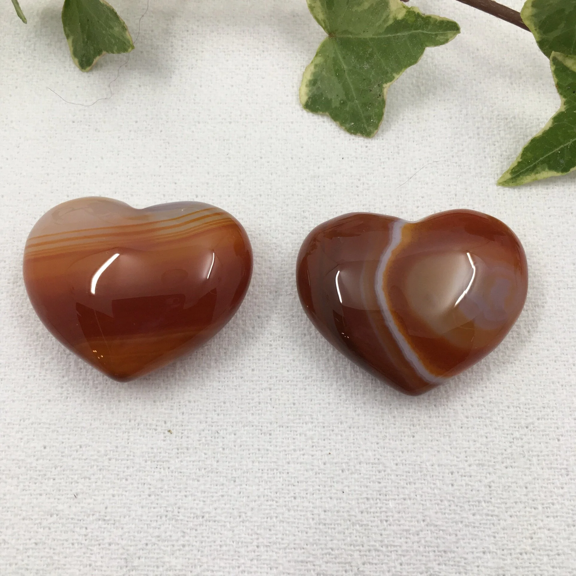 Carnelian Heart banded 32mm