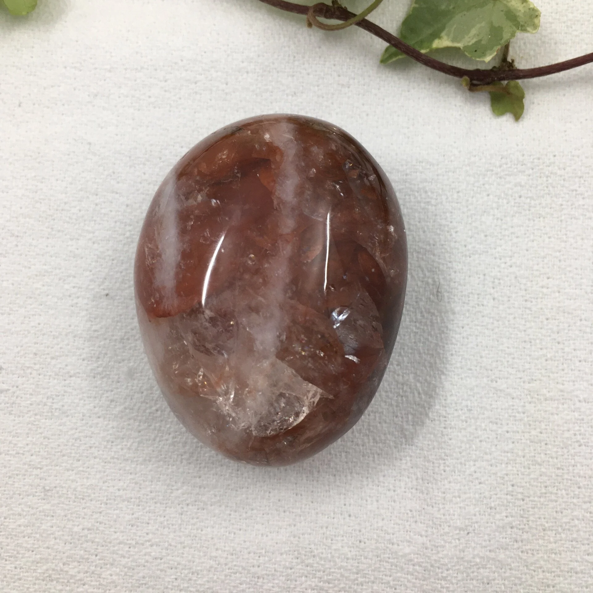 'Rosy Healer' / Hematoid Quartz Pebble 6