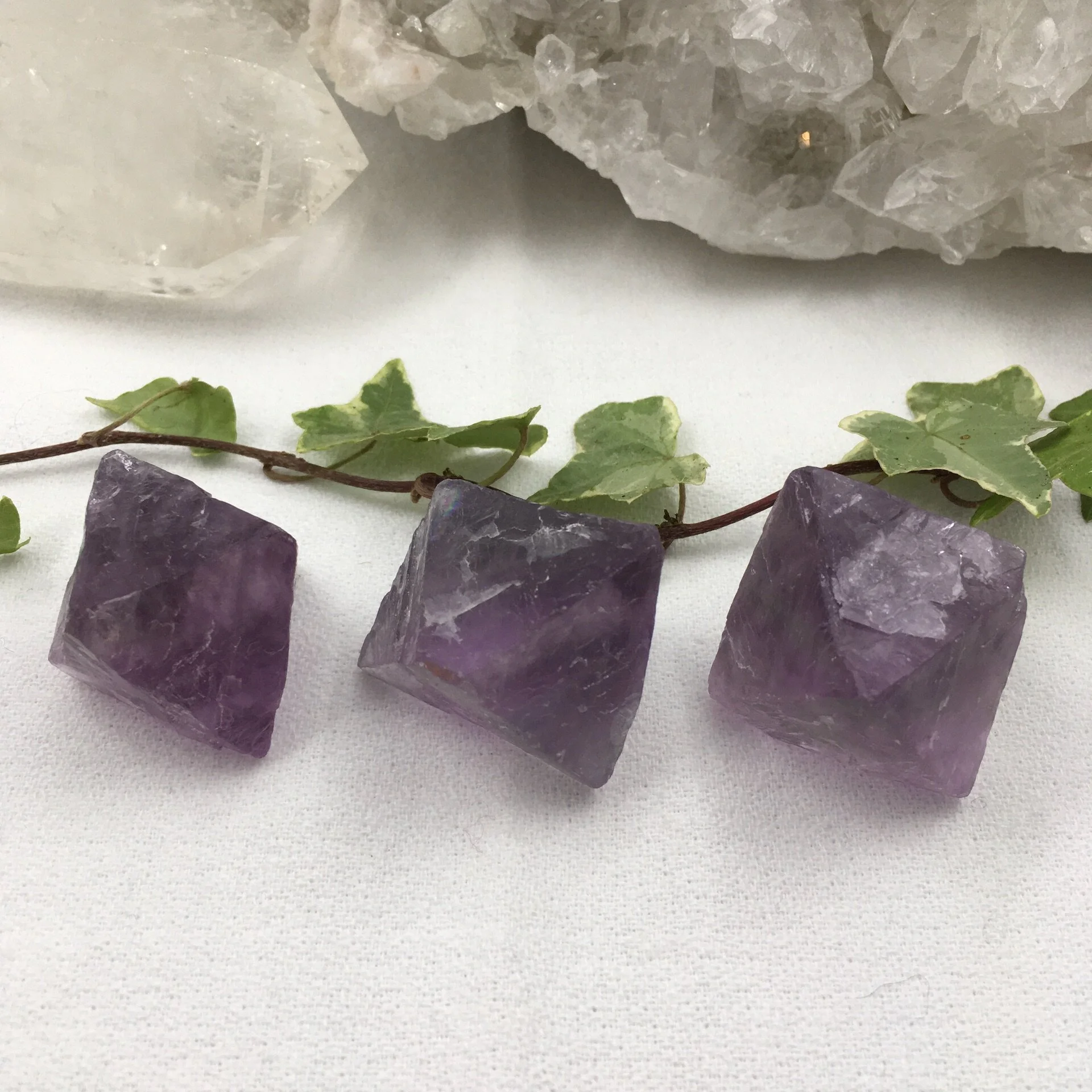 Purple Fluorite Octahedron - Medium *