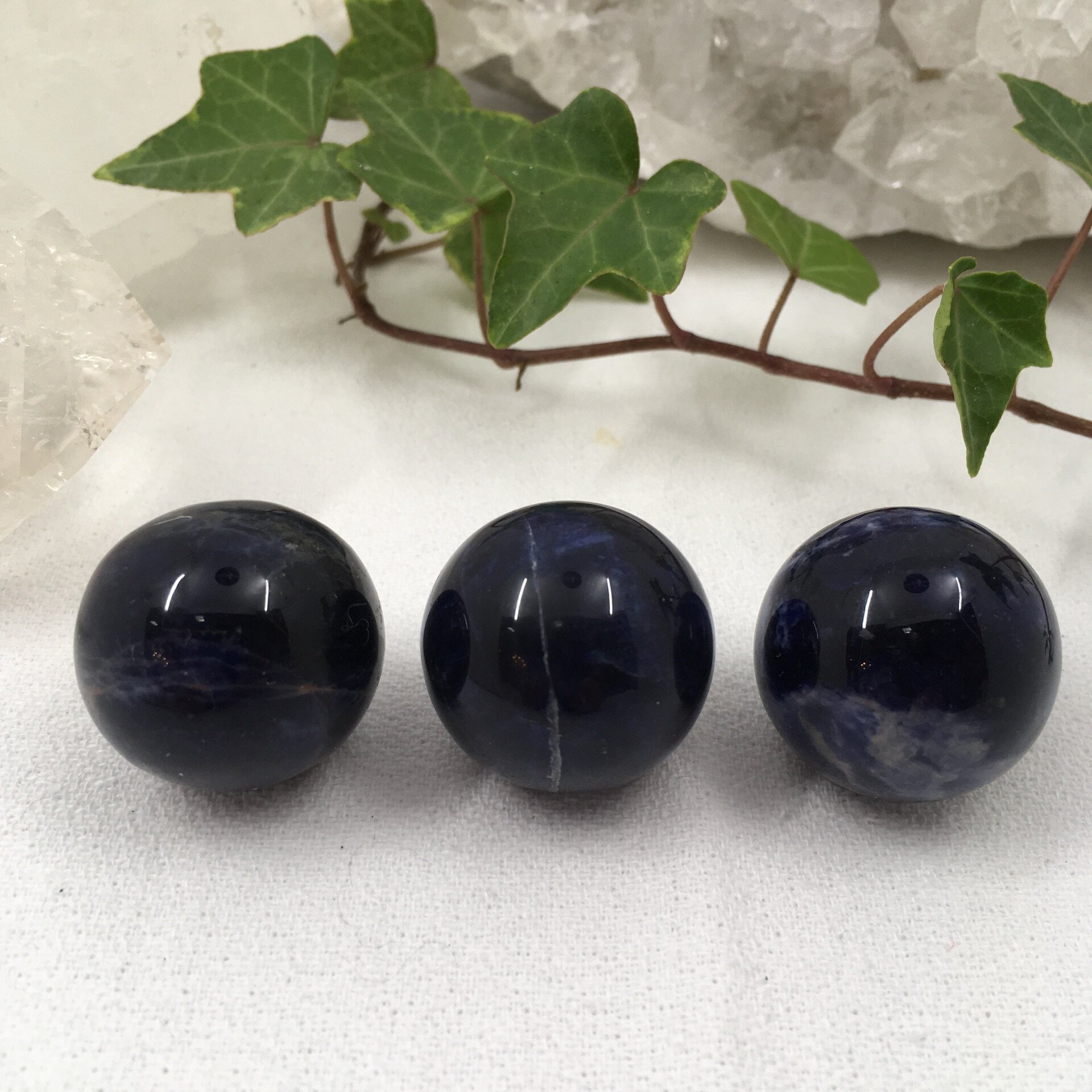 Sodalite Sphere 25mm - Dark