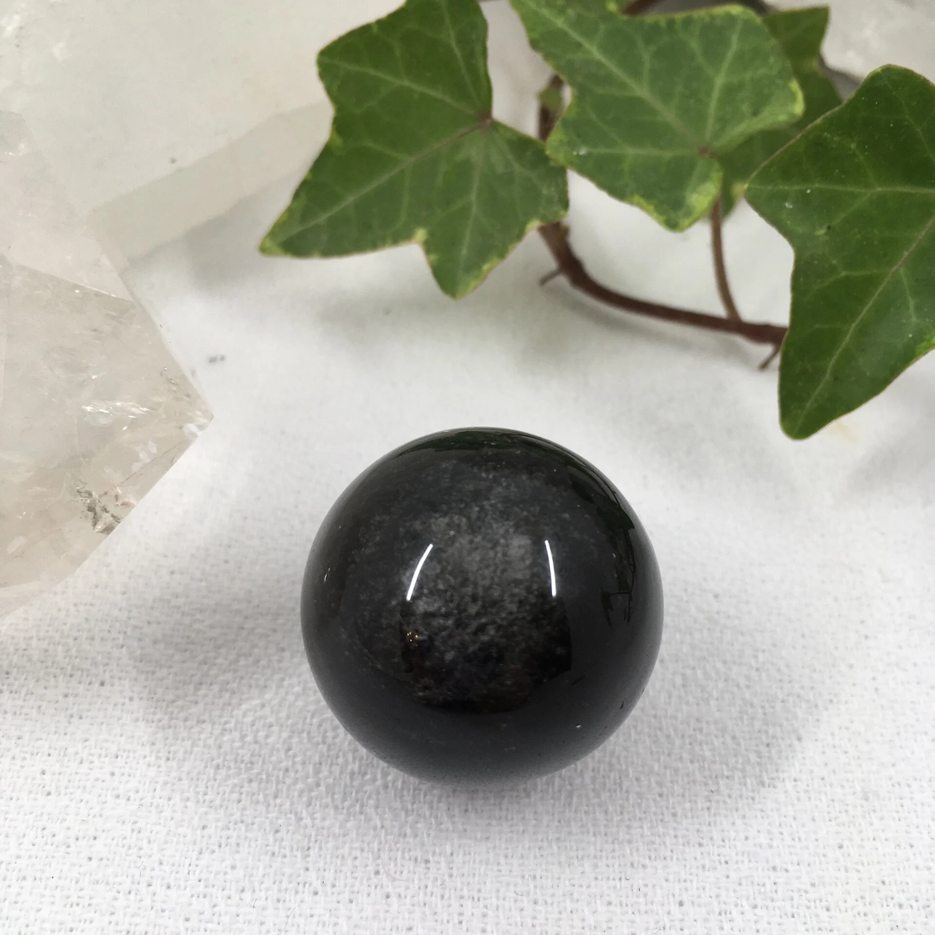 Sheen Obsidian Sphere 25mm