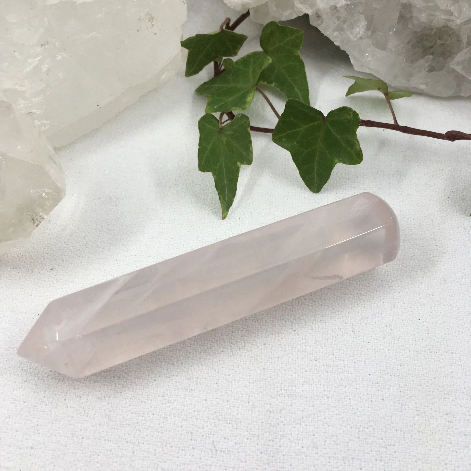 Rose Quartz Wand 100mm