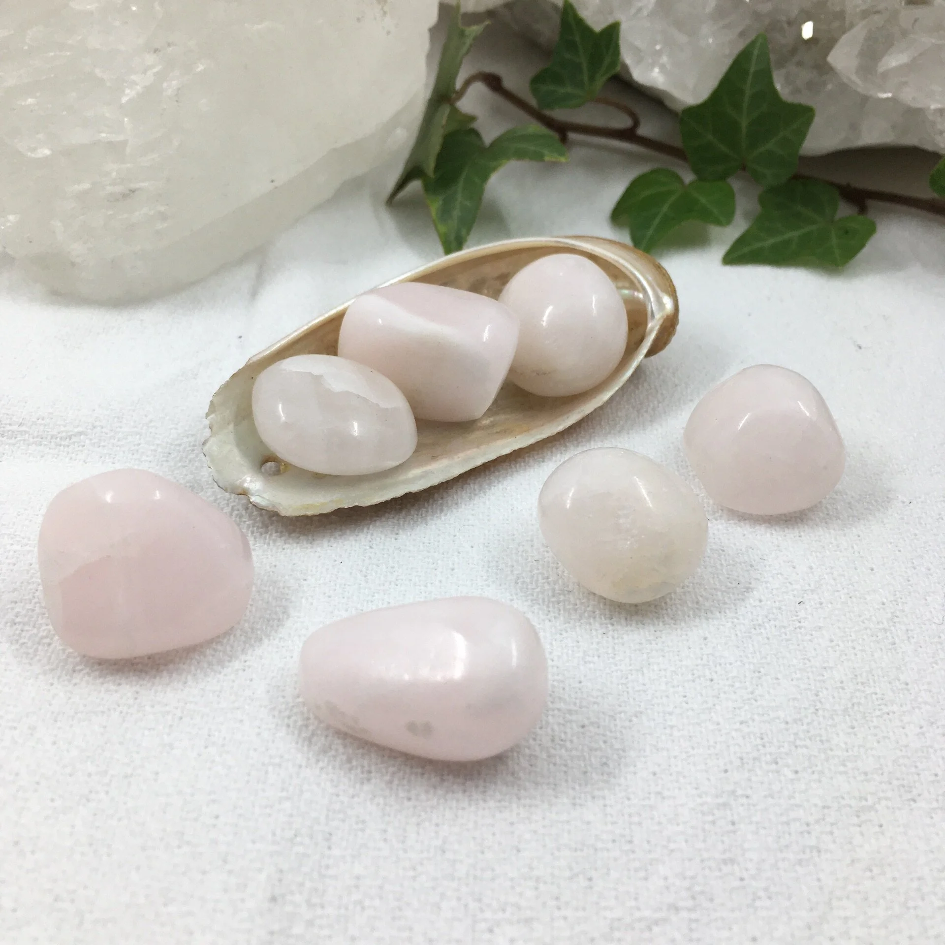 Mangano/Pink Calcite Tumblestones