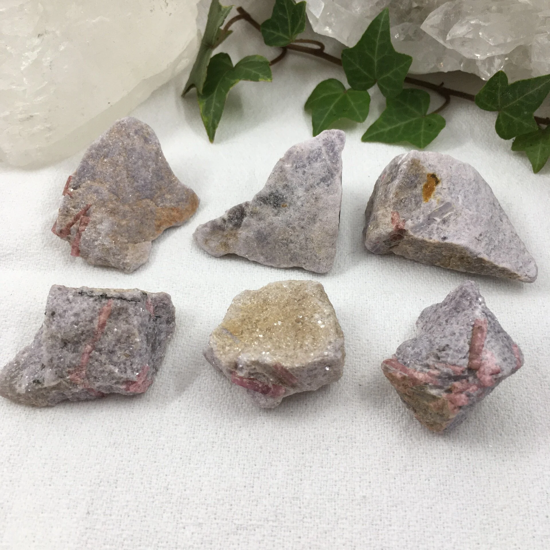 Pink Tourmaline in Lepidolite