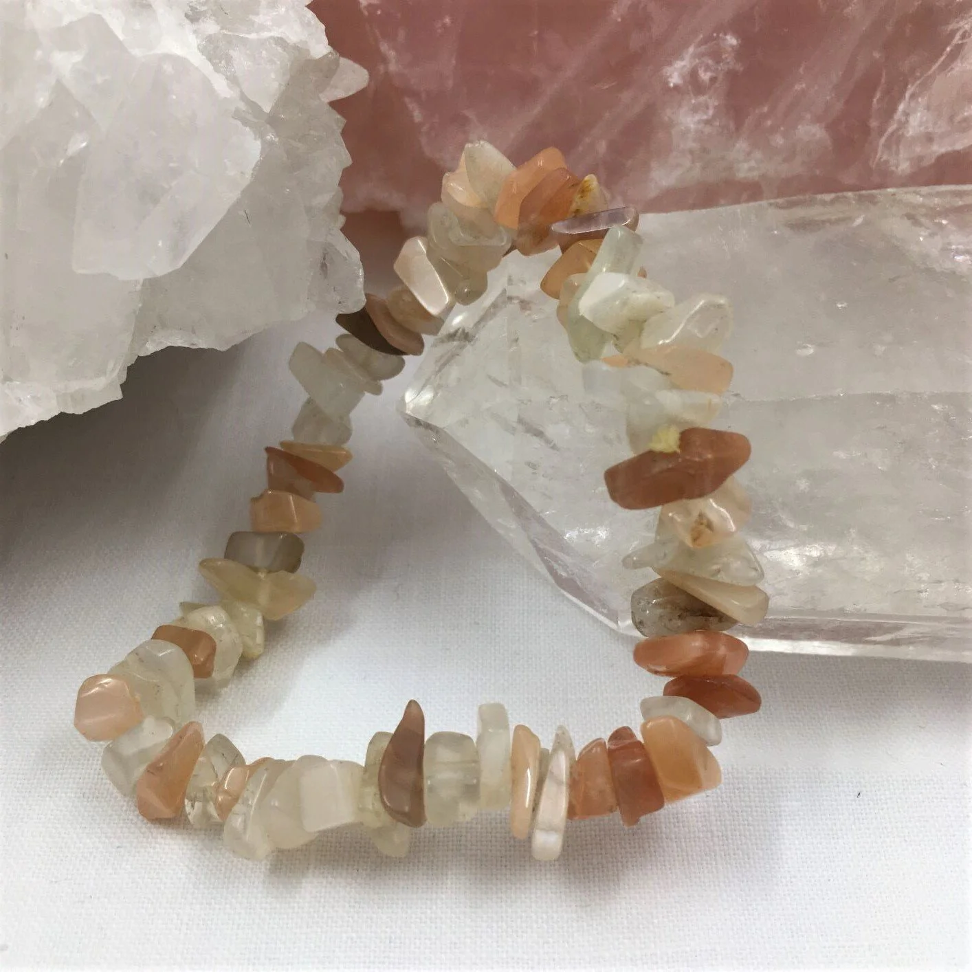 Moonstone Gemchip Bracelet - Mixed