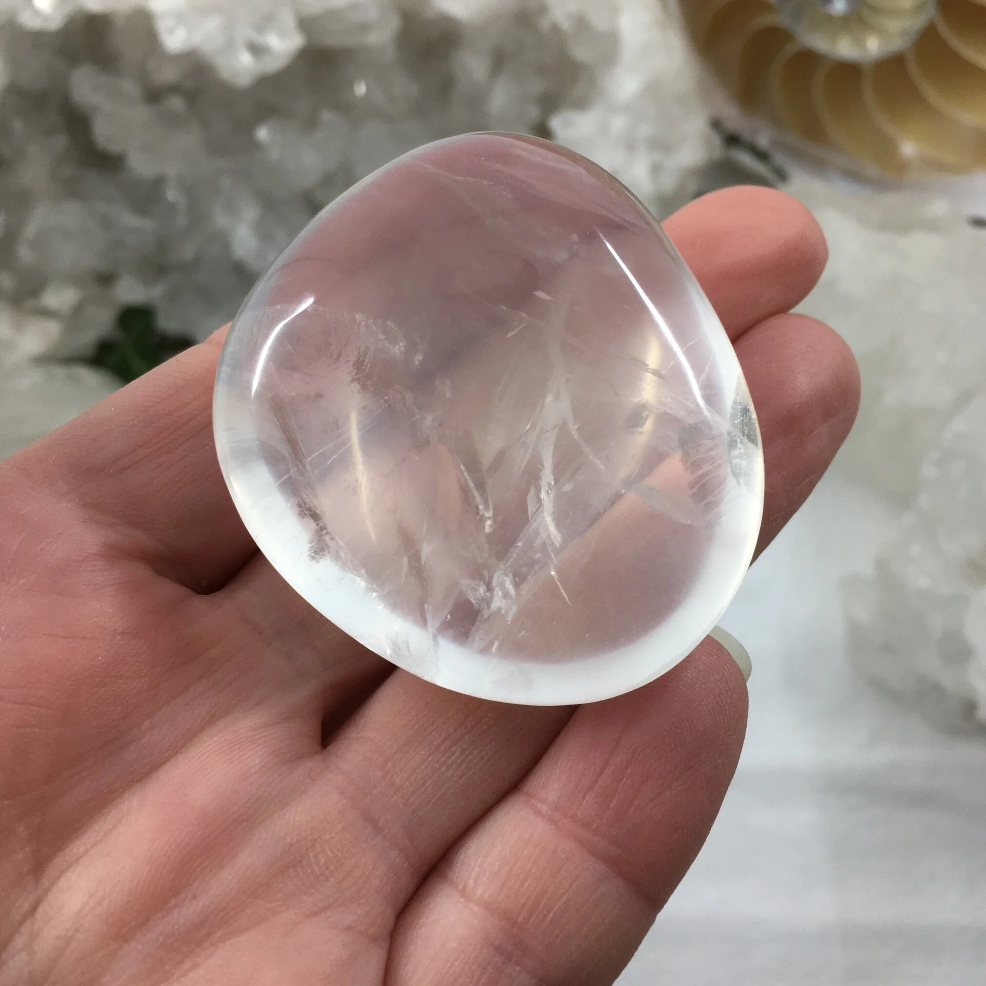 Moon Quartz/Girasol Quartz Pebble 5