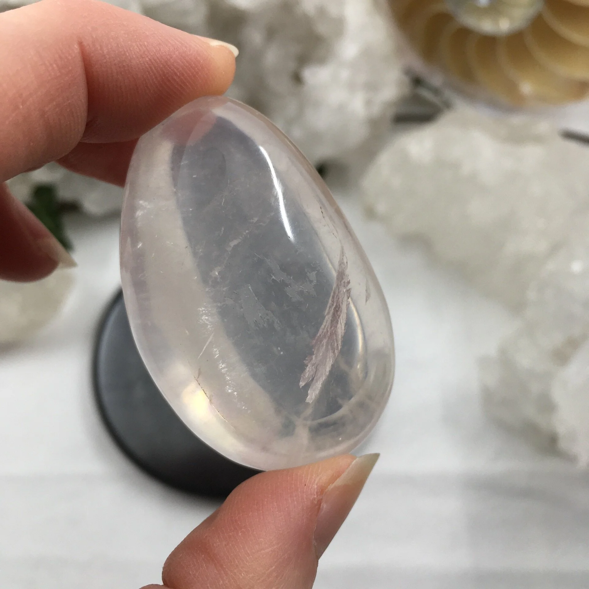 Moon Quartz/Girasol Quartz Pebble 6