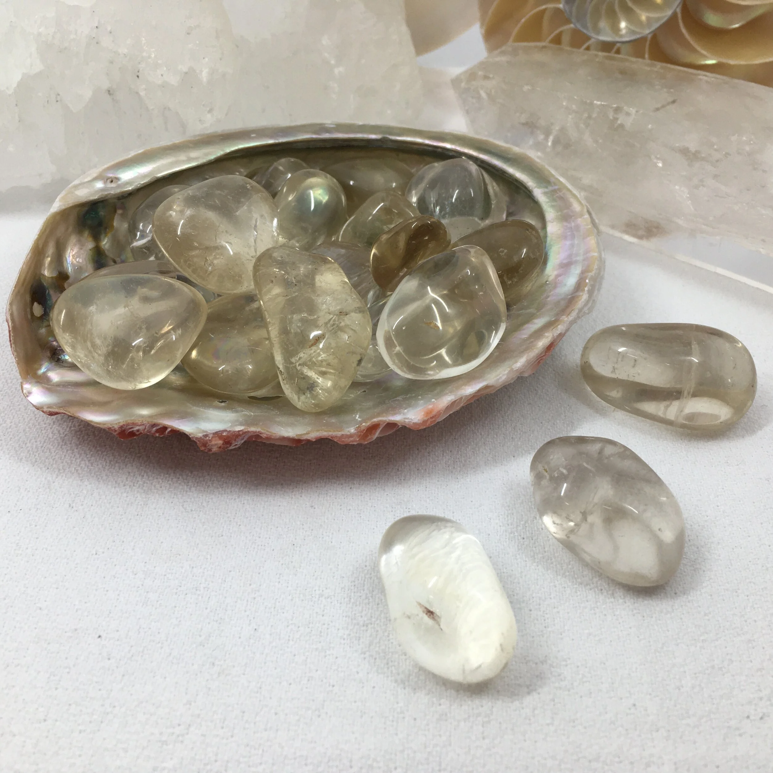 Natural Citrine Tumblestones AA - Large