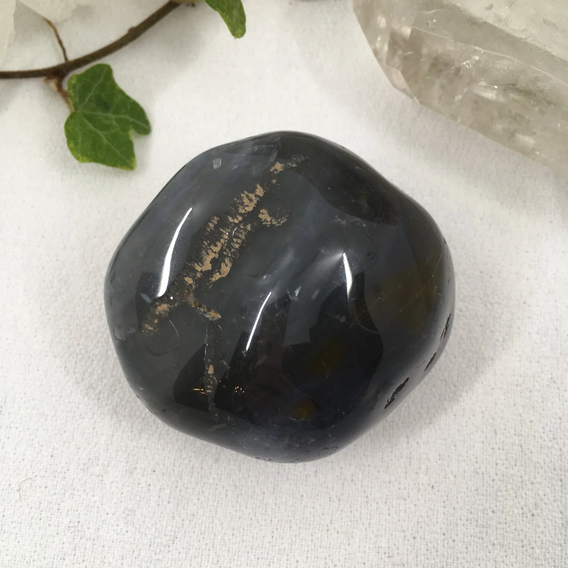 Grey Agate Pebble 1