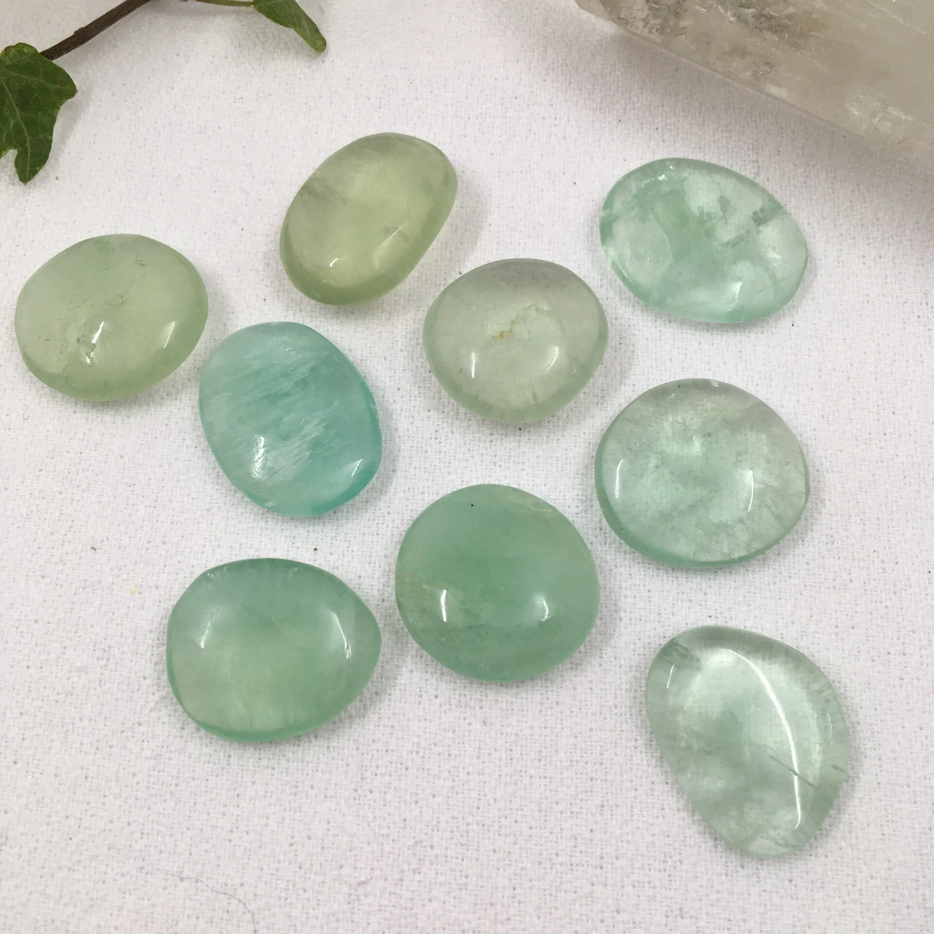 Green Fluorite Disc - last one