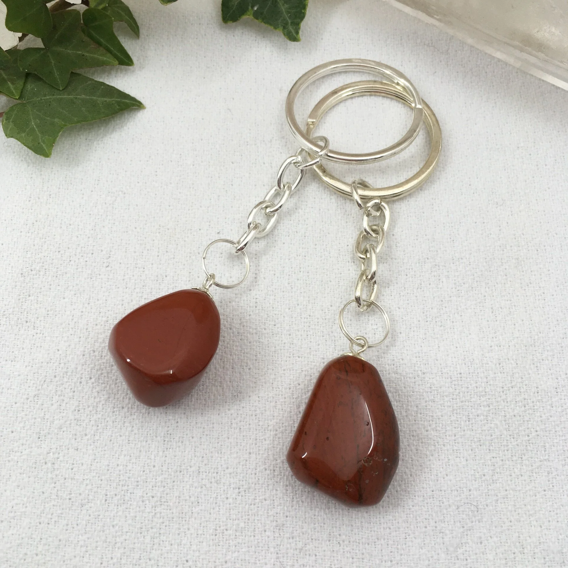 Red Jasper Keyrings