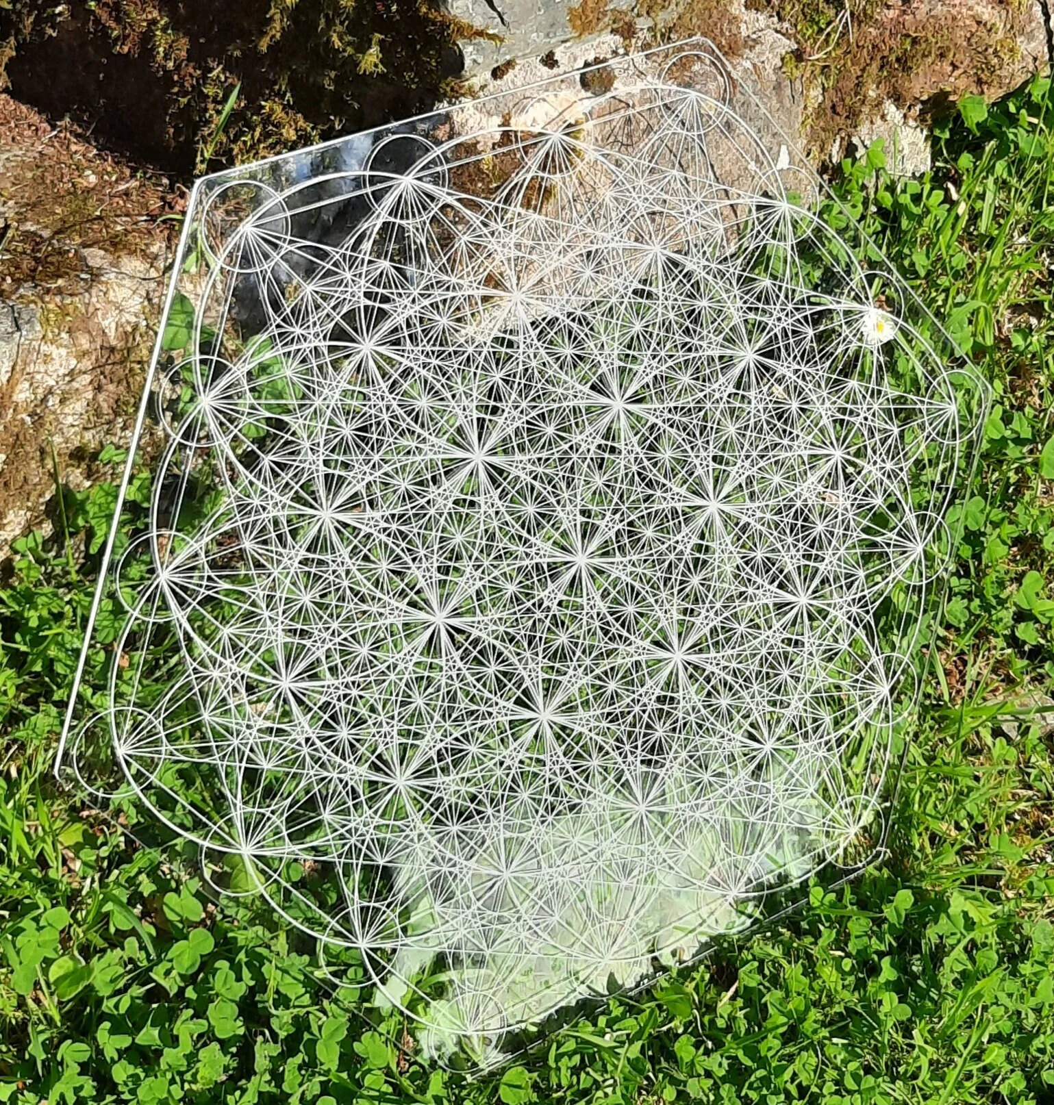 Crystal Gridboards - Metatron's Cube and Flower of Life