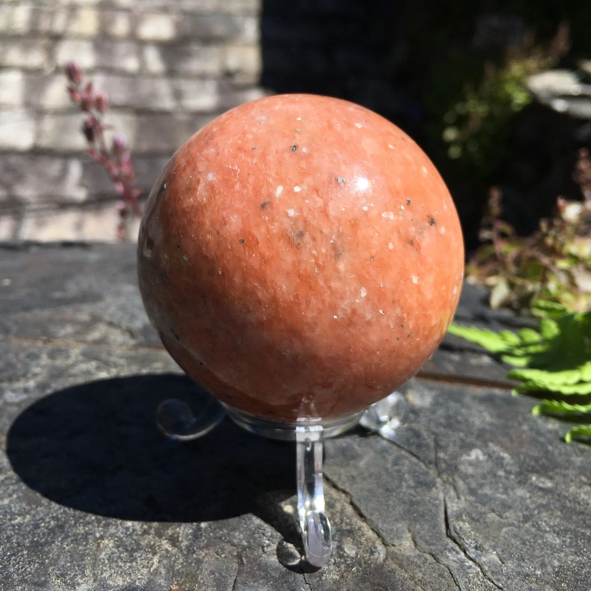 Apricot Calcite Sphere 2d.jpeg