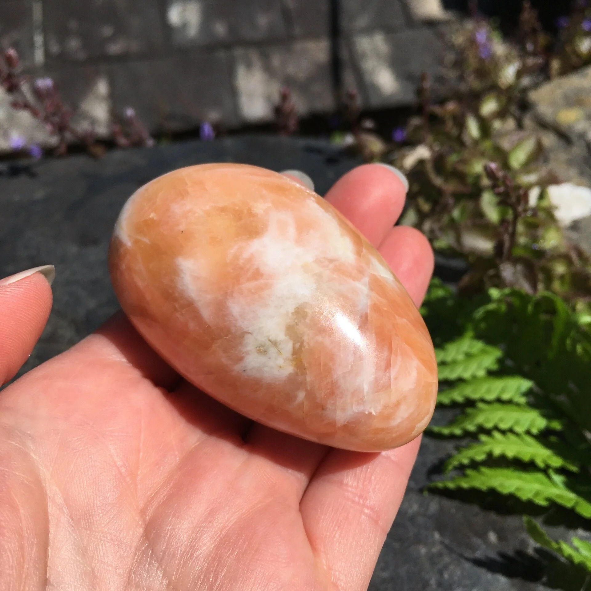 Apricot Calcite Pebble 6b.jpeg