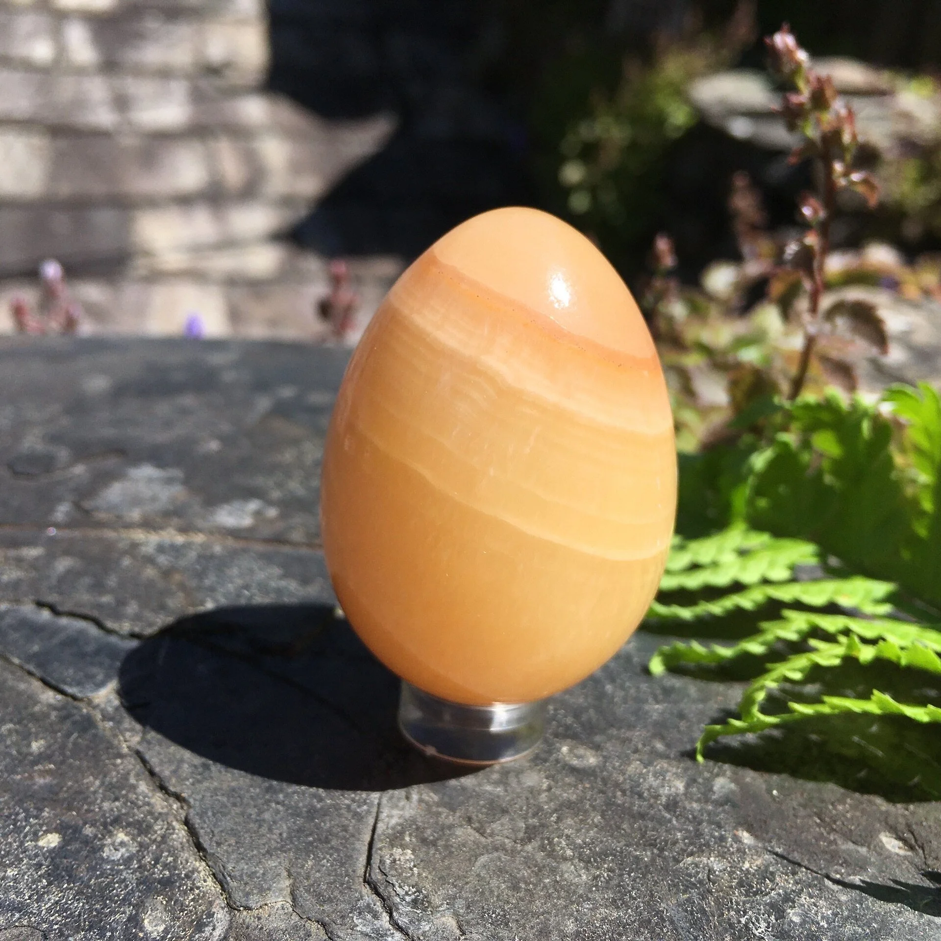Orange Calcite Egg *
