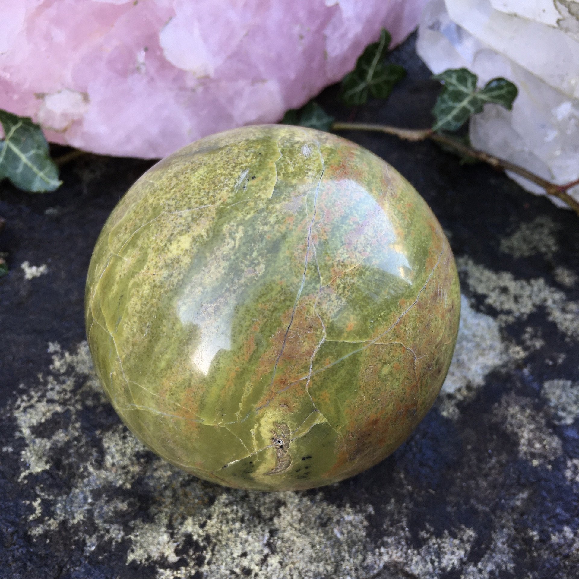 Green Opal Sphere 2