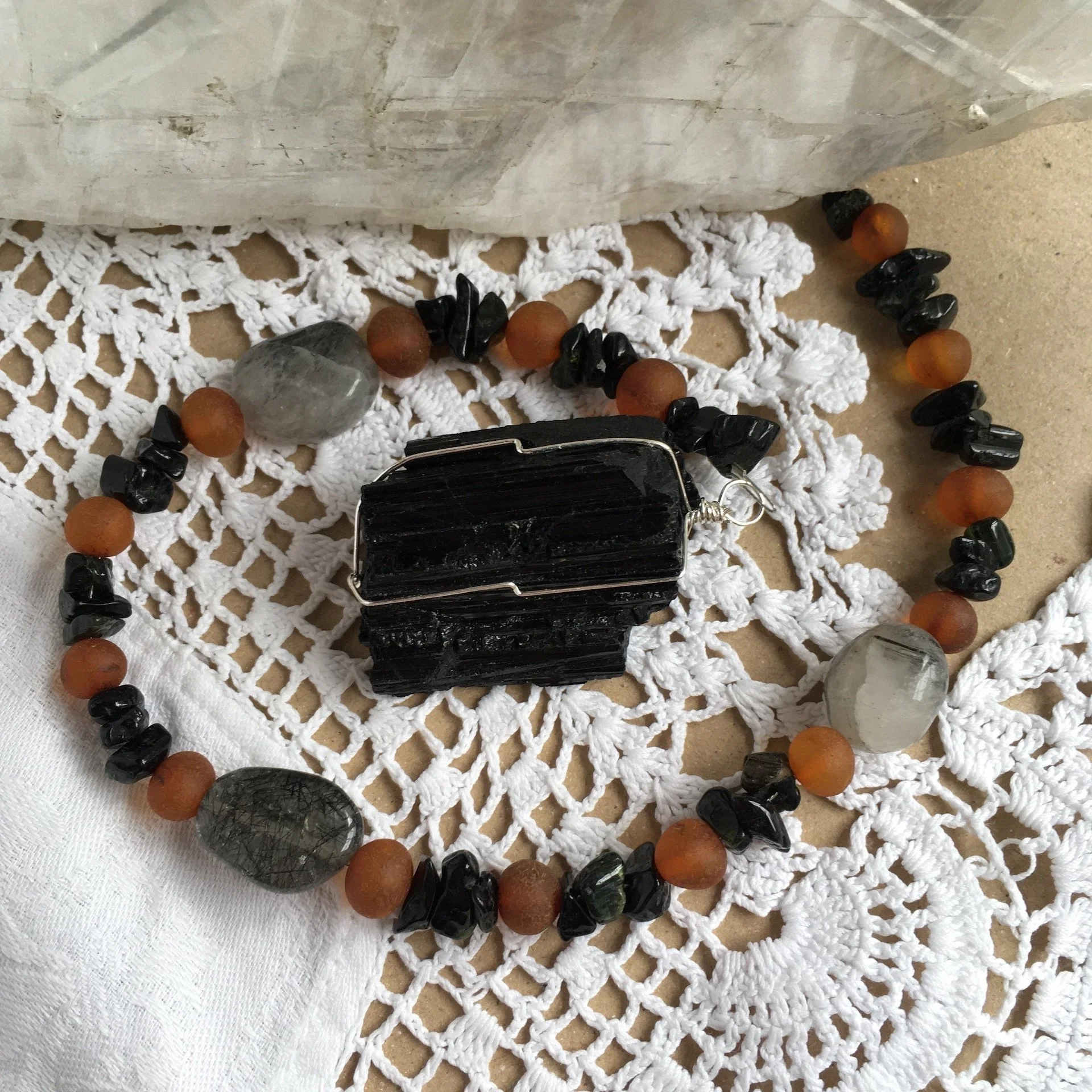 Charm Tourmaline Raw amber Tourm in quartz a.jpeg