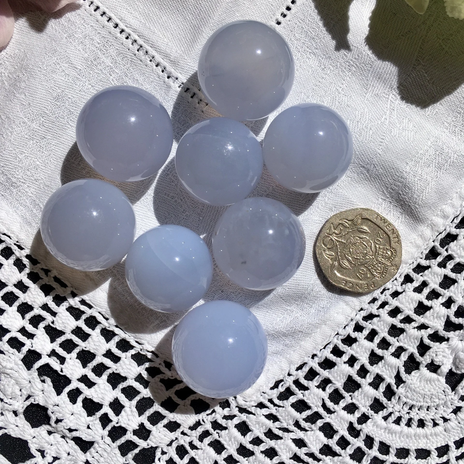 Blue Chalcedony spheres £8b.jpeg